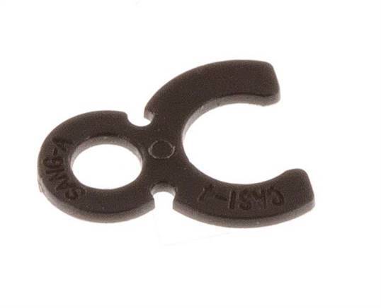 Clips de bloqueo de pinza de 4 mm para racores rápidos [50 unidades]