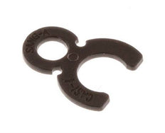 Clips de bloqueo de pinza de 4 mm para racores rápidos [50 unidades]