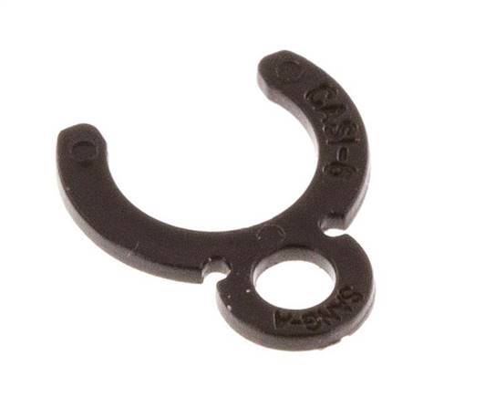 Clips de bloqueo de pinza de 6 mm para racores rápidos [50 unidades]