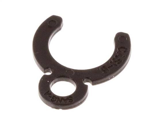 Clips de bloqueo de pinza de 6 mm para racores rápidos [50 unidades]