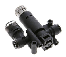 Pneumatic Pressure Regulator 4mm with Pressure Gauge