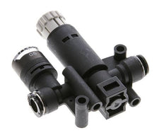 Regulador de presión neumático de 6 mm con manómetro