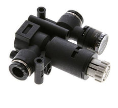 Pneumatic Pressure Regulator 8mm with Pressure Gauge