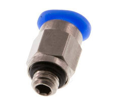 4mm x M 5 Push-in Fitting with Male Threads Brass/POM NBR Compact Design [5 Pieces]
