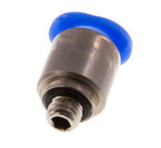 Racor de 6mm x M 5 con rosca macho Latón/POM NBR Diseño compacto del hexágono interior [5 piezas]