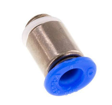 Racor rápido de 4 mm x M 6 x 0,75 con rosca macho Latón/POM NBR Diseño compacto del hexágono interior [5 piezas]