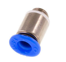 Racor rápido de 4 mm x M 6 x 0,75 con rosca macho Latón/POM NBR Diseño compacto del hexágono interior [5 piezas]