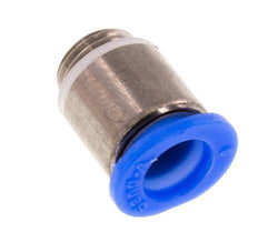 Racor rápido de 6 mm x M 8 x 0,75 con rosca macho Latón/POM NBR Diseño compacto del hexágono interior [5 piezas]