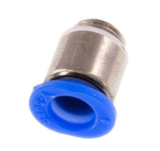 Racor rápido de 6 mm x M 8 x 0,75 con rosca macho Latón/POM NBR Diseño compacto del hexágono interior [5 piezas]