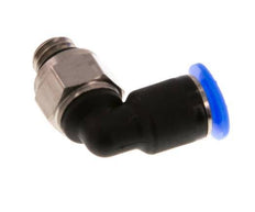 4mm x M 6 90deg Elbow Push-in Fitting with Male Threads Brass/PBT NBR Short Sleeve Rotatable Compact Design [2 Pieces]
