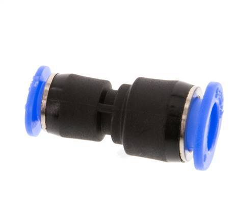 4mm x 6mm Push-in Fitting PBT NBR Compact Design [2 Pieces]