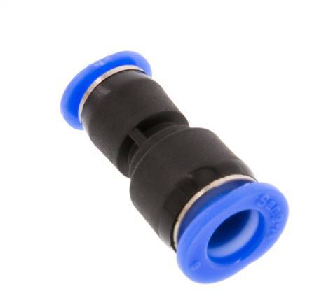 4mm x 6mm Push-in Fitting PBT NBR Compact Design [2 Pieces]