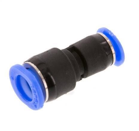 4mm x 6mm Push-in Fitting PBT NBR Compact Design [2 Pieces]