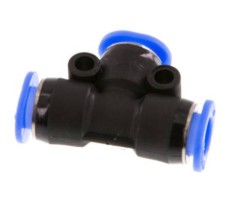 Racor en T de 6mm PBT NBR Diseño compacto [2 piezas]