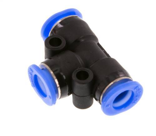 Racor en T de 6mm PBT NBR Diseño compacto [2 piezas]