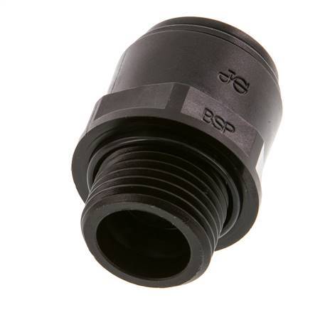 15mm x G1/2'' Push-in Fitting with Male Threads POM NBR