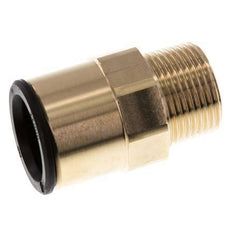 22mm x R3/4'' Push-in Fitting with Male Threads Brass/POM NBR