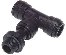 Racor en T de 22mm x G1/2'' con rosca macho POM NBR FDA Giratorio