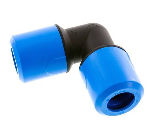 32mm 90deg Elbow Push-in Fitting POM NBR