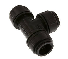 28mm Tee Push-in Fitting Brass/POM NBR FDA