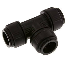 28mm Tee Push-in Fitting Brass/POM NBR FDA