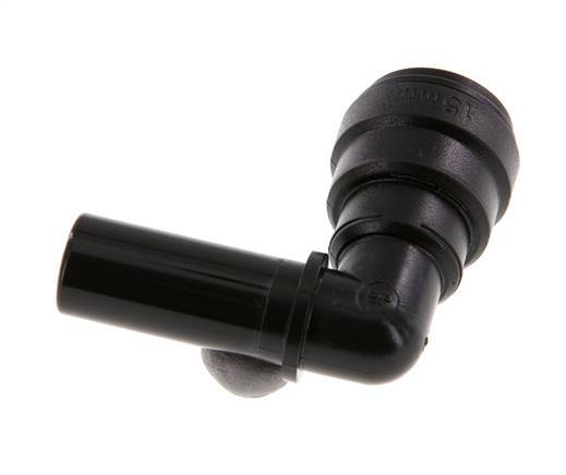15mm 90deg Elbow Push-in Fitting with Plug-in POM NBR
