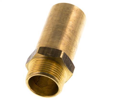 28mm x G3/4'' Plug-in Fitting with Male Threads Brass