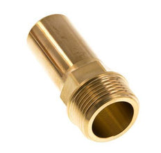 Racor de 28 mm x G1'' con rosca macho Latón
