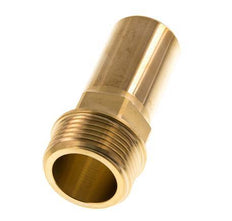 Racor de 28 mm x G1'' con rosca macho Latón