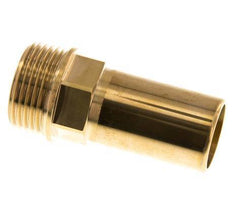 Racor de 28 mm x G1'' con rosca macho Latón