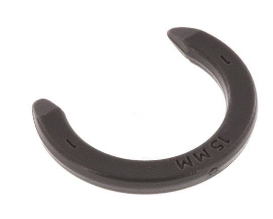 Clips de bloqueo de pinza de 15 mm para racores rápidos [20 unidades]