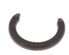 Clips de bloqueo de pinza de 15 mm para racores rápidos [20 unidades]