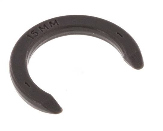 Clips de bloqueo de pinza de 15 mm para racores rápidos [20 unidades]