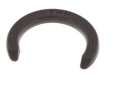 Clips de bloqueo de pinza de 15 mm para racores rápidos [20 unidades]