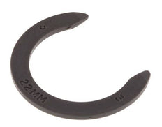 Clips de bloqueo de pinza de 22 mm para racores rápidos [20 unidades]