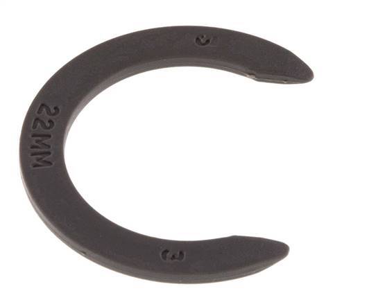 Clips de bloqueo de pinza de 22 mm para racores rápidos [20 unidades]