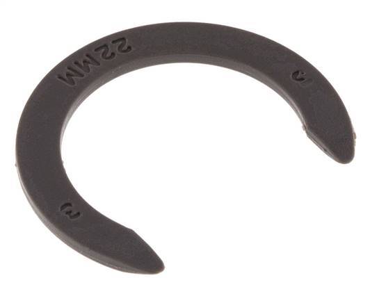 Clips de bloqueo de pinza de 22 mm para racores rápidos [20 unidades]