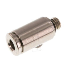 4mm x M 5 Push-in Fitting with Male Threads Brass NBR [5 Pieces]
