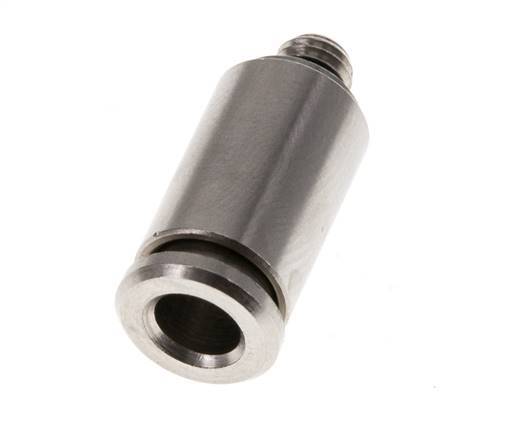 5mm x M 5 Push-in Fitting with Male Threads Brass NBR [2 Pieces]