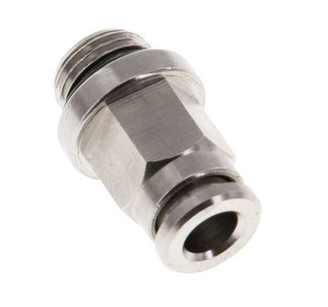 Racor de 5mm x G1/8'' con rosca macho de latón NBR [2 piezas]