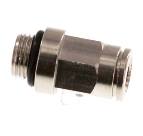 6mm x G1/8'' Push-in Fitting with Male Threads Brass NBR [5 Pieces]