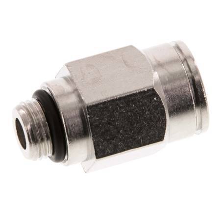 10mm x G1/8'' Push-in Fitting with Male Threads Brass NBR [2 Pieces]