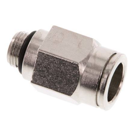 10mm x G1/8'' Push-in Fitting with Male Threads Brass NBR [2 Pieces]