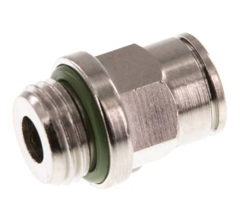 Racor de 8mm x G1/4'' con rosca macho de latón FKM [2 piezas]