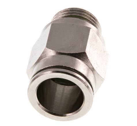 14mm x G3/8'' Push-in Fitting with Male Threads Brass FKM