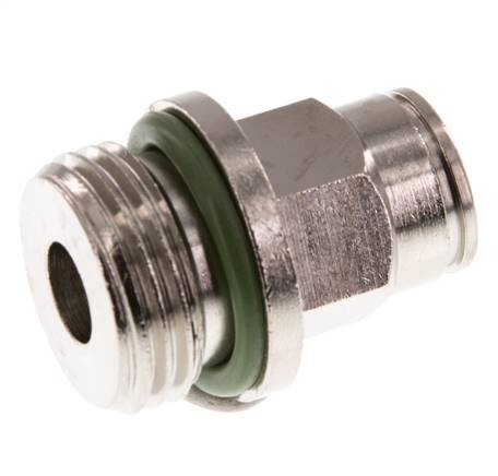 10mm x G1/2'' Push-in Fitting with Male Threads Brass FKM