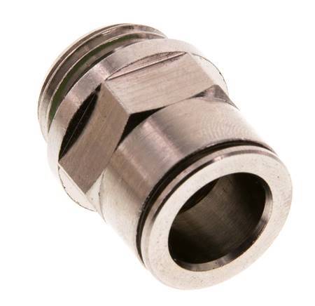 14mm x G1/2'' Push-in Fitting with Male Threads Brass FKM