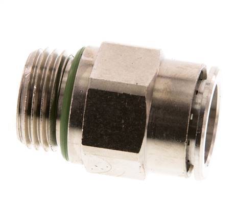 16mm x G1/2'' Push-in Fitting with Male Threads Brass FKM