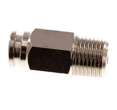4mm x R1/8'' Push-in Fitting with Male Threads Brass NBR [5 Pieces]