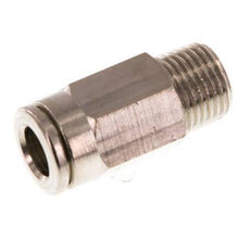 6mm x R1/8'' Push-in Fitting with Male Threads Brass NBR [5 Pieces]